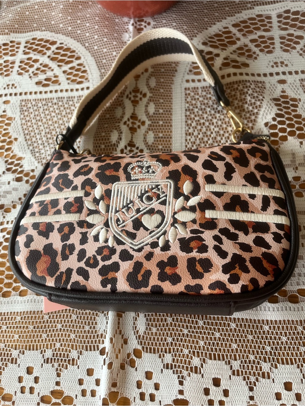Juicy Couture Leopard Print Small Shoulder Bag